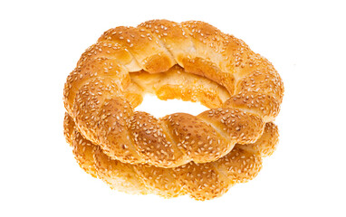 turkish bagel isolated