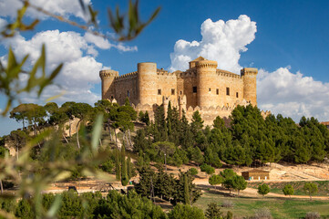 Medieval castle of the municipality of Belmonte, basin Spain