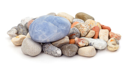Pile of colorful stones.