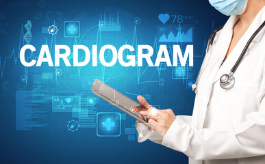 young doctor writing down notes