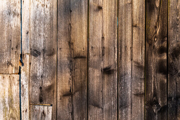 old wooden wall