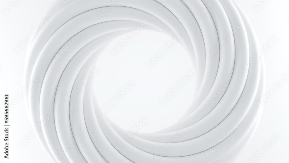 Poster clean 3d abstract background. simple curve rotation animation for business concept. light motion tex