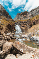 Cola de Caballo Waterfall Monte Perdido (Pyrenees)