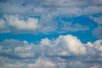 Blue sky background with clouds