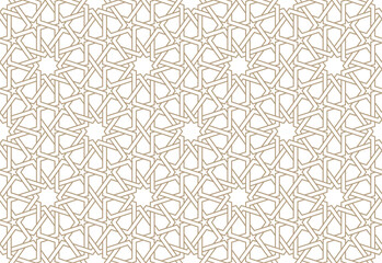 Seamless paper pattern in authentic arabian style.