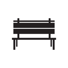 Bench vector line icon. Seat flat sign design. Bench symbol isolated pictogram. UX UI bench icon sign. Linear icon outline symbol