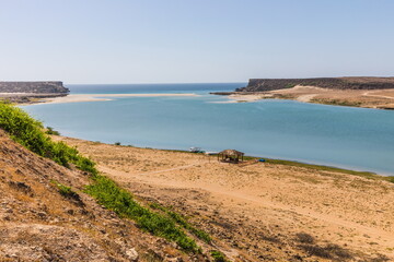 Khor Rori is a village known for its many archaeological ruins near Salalah, Sultate of Oman