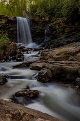 Waterfall in the New River Gorge