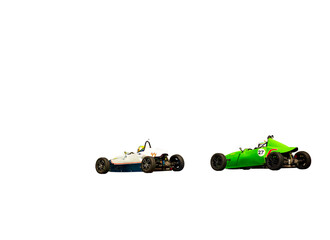 Carros de corrida em alta velocidade na pista do Autódromo de Interlagos, São Paulo. Formato de...