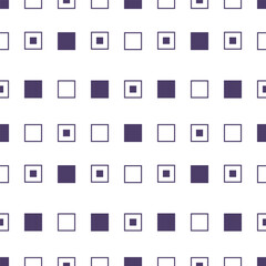 Seamless pattern with different styled squares