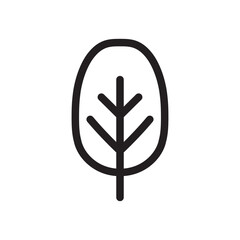 Fototapeta premium Tree vector line icon. Tree flat sign design. Tree symbol isolated pictogram. UX UI linear icon outline sign