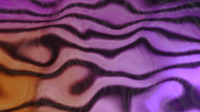 Abstract flickering colorful pattern of wavy stripes. Motion. Shining bending lines.