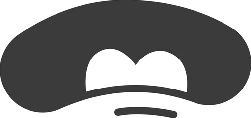 Cartoon Character Frightened Mouth