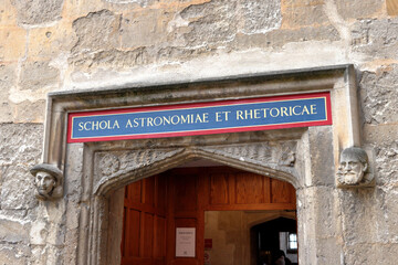 School of Astronomy and Rhetoric at the Bodleian Library, University of Oxford  