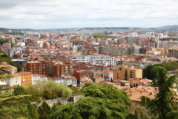 Fototapeta na wymiar Panorámica de Burgos 