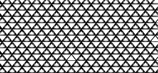 Fototapeta premium Black and white geometric pattern. Tileable texture background.