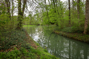 Landschaft: See, Fluss, Teich, Park, Natur, Grün