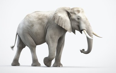 Fototapeta na wymiar An elephant in a background safari animals elephant wallpaper Generative AI