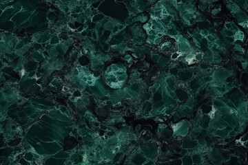 The marble texture in green and gold colors. Luxurious design. Generative AI