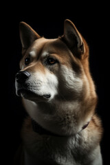 generative ai, amazing portrait of dog