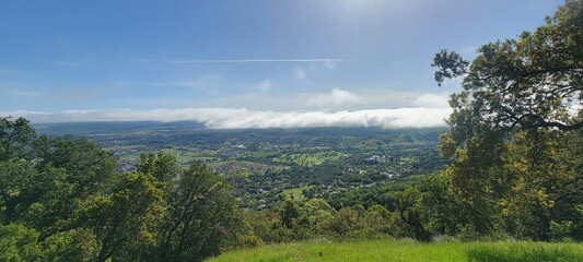 view of the mountains