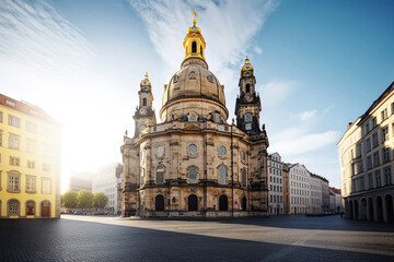  A Photograph of a Cathedral Resembling the Stunning Frauenkirche in Dresden- generative ai