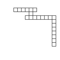 crossword puzzle vector illustration