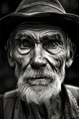 Rugged Resilience: Portrait of a Hillbilly - generative AI