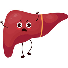 indignation cartoon liver © Ludmila