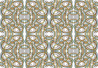 Abstract stripes seamless ribbons pattern for wrapping paper and fabrics and linens and kids clothes print