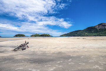Dois Rios beach on Ilha Grande, Angra dos Reis, Rio de Janeiro, Brazil. Brazilian landscape.