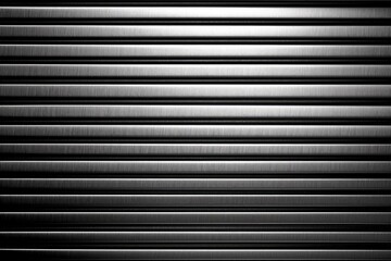 Obraz premium black and white close-up photo of a textured metal surface. Generative AI
