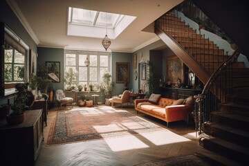 Interior of a home. Generative AI