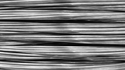 Coil of metal wire for welding tools and other industrial applications, industry concept background