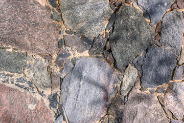 stone wall as background masonry from old stone 2