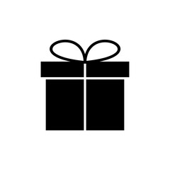 Gift icon vector. gift box icon. birthday gift