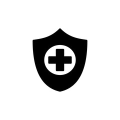 Health insurance icon vector. medical insurance icon