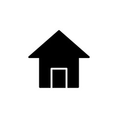 Home icon vector. House vector icon