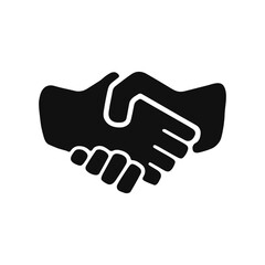 Strong handshake icon