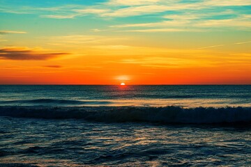 Obraz premium North Entrance Beach at sunrise - great for a background