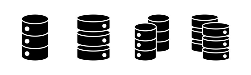 Database icon vector illustration. database sign and symbol