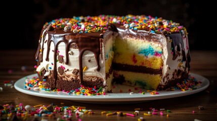 Celebration Ice Cream Cake