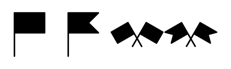 Flag icon vector illustration. Gps location pin map. Location marker symbol.