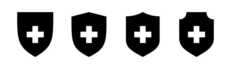 Health insurance icon vector illustration. Insurance document sign and symbol