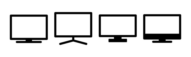Tv icon vector illustration. television sign and symbol