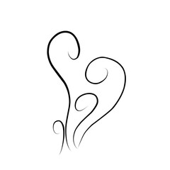 Hot Steam Doodle Icon 