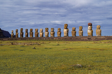 Ahu Tongariki in Easter Island / Rapa Nui