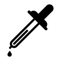 Dropper icon vector. Simple eye dropper sign for app and site..eps