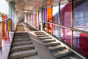 pedestrian overpass.