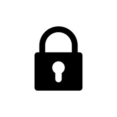 lock icon vector. Simple padlock sign for app and site..eps